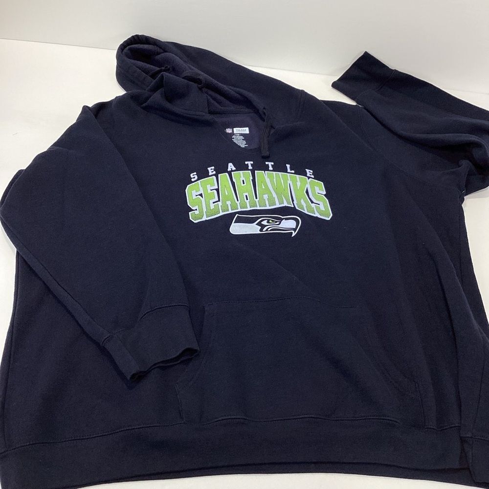Seattle Seahawks Hoodie NFL Team Apparel V Neck 3X